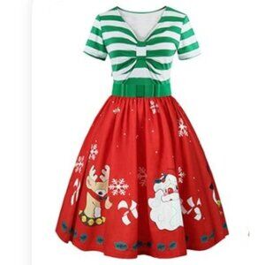 Christmas Die Die Fashion Fit & Flare Dress - Size Medium